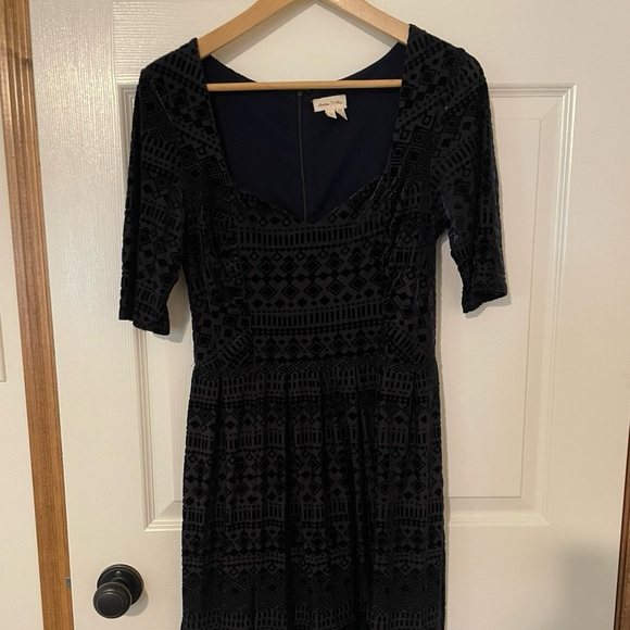 Anthropologie Dresses & Skirts - Anthropologie navy cocktail dress